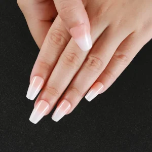 ABS Pre designed Full Color False Press on Nail Tips Design Nails