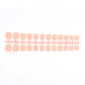 ABS Square Fake Nails Matte Finish Press On Nails Display Strip Finger
