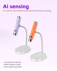 AI Smart Sensing Nail Curing Lamp with Magnet Holder Customization Logo Mini AI Nail Lamp G1 Nail Lamp
