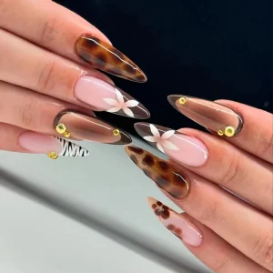 Accept Customization 24pcs Artificial Finger Nails Press On Nails High Quality Artificial Fingernails for Gift