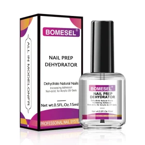 Acid Free Nail Prep Dehydrator Bonder Primer Increases Adhesion for Nail Tech Builder Gel Removes Moisture Grease