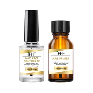 Acid Free Nail Primer and Dehydrator Set UV Nail Gel Polish Nail Prep Dehydrator