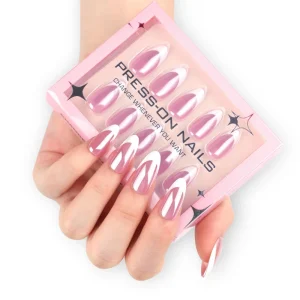 Acrylic Artificial Fake False Nails Press on Solid Color Soft Gels Private Label Handmade Press on Nails