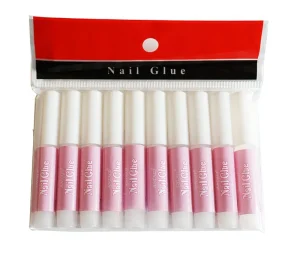 Acrylic Artificial Press on Nail Tips Glue Mini Pink Bond 2g Nail Glue Bulk Gel for Nails