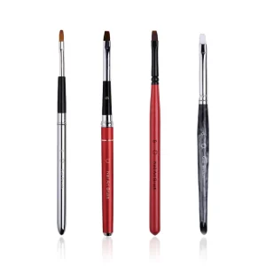 Acrylic Handle Nail Brushes Manicure Uv Gel Nail Brush Nail Gel Polish Painting Brush Drawing Pen