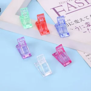 Acrylic Nail Clip Transparent Gel Quick Building Nail Tips Clips Fingernail Extension Uv Clamps Manicuring Art Builder Tools Set