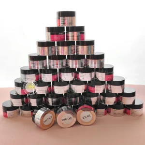 Acrylic Nail Powder Bulk 1oz Jar Custom Private Label Jar Buttery Smooth Fast Dry Cover Pink Acrylic Powder for Nails