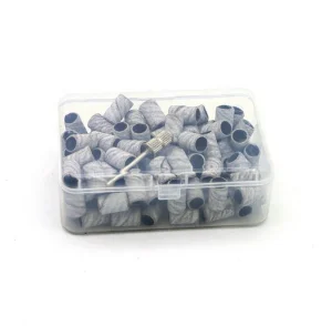 Acrylic Nails Manicure Pedicure 80/150/240 Grit Efile Tool Nail Sanding Bands for Drill Bits