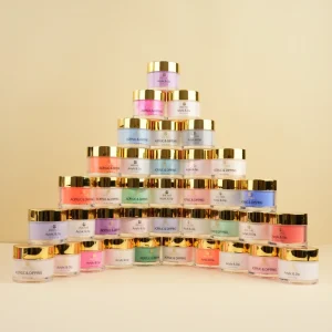 Acrylic Powder Nail Art Fast Dry No UV Glitter Dipping Powder