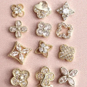 Alloy Charms for Nails Art Accessories Decoration Luxury Nail Charm