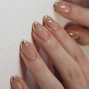 Almond Shape Handmade Press on Nails Acrylic False Artificial Tips Art Press on Nails