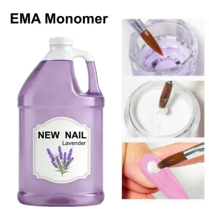American Acrylic Powder OEM Private Label Medium Fast Dry 1000ML 1 GALLON EMA Monomer Acrylic Nail Liquid