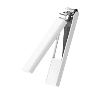 Angled Nail Clippers Set Stainless Steel Portable Anti Splash Flat Mouth Nail Clippers for Men and Women Home Manicure Tools
