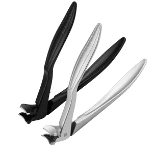 Anti Slip Handle Sharp Curved Blade Finger Nail Cutter Wide Jaw Stainless Steel Nail Clippers Manicure Tools