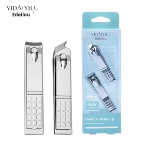 Anti Slip Handle Stainless Steel Nail Care Tools Finger Nail Clippers for Toenails Beauty Use