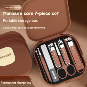 Anti splash Nail Clipper Set Home Nail Clippers High end Nail Clippers Women and Men’s Special Carrying Box Set Tools