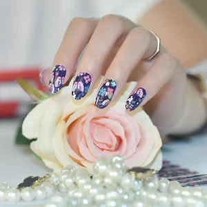 Art Decals Nail Wraps Stickers Self-Adhesive Polish Foils Decorations
