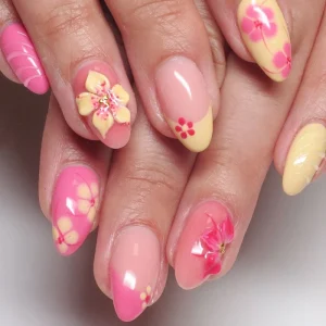 Artificial False Nails New Fashion Reusable Full Cover Nail Tips Press on Acrylic Fake Nails