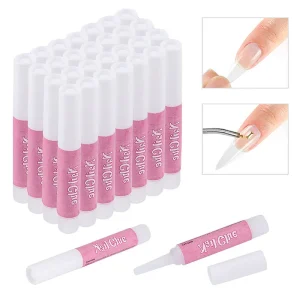 Artificial Press On Nail Tips Glue Mini Clear Strong Bonding Fast Drying Non Toxic Long Lasting