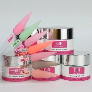 BIN EMA Professional Use Acrylic Powder & Dip Powder Supply Bulk No Yellow for Nails