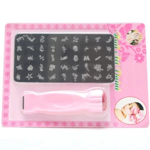 BIN Nail Stamping Plate Stamper Sets for Nail Art Tools 2pc sets