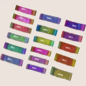 BOJUN Manufacturer Chrome Paint Chameleon Pigment Powder for Nail Art Decoration Nail Gel Polish