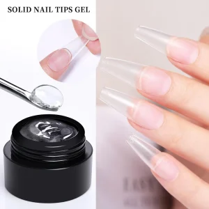 BORN PRETTY 5g Not Sticky Solid Nail Tip Glue Gel Private Label Rhinestone 3d Molding Gel Glue For Nail Powder