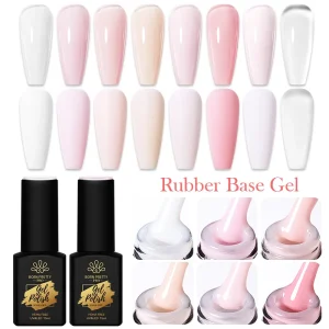 BORN PRETTY PRO TRUBUTY Series Nude Jelly Color Rubber Base Gel Polish OEM Fill The Nail Base Coat Uv Gel Nail Art Varnish