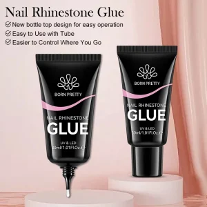 BORN PRETTY Professional Super Strong Gem Nail Glue Custom Logo Private Label Rhinestone Glue Gel for Nails Diamond Gemstone