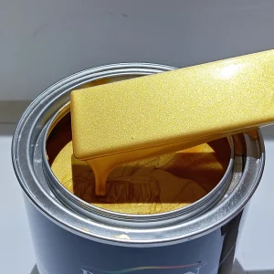 BS417-1 Imported Raw Materials Coarse Pearl Gold Acrylic Metallic Car Paint Automotive Pigment Color Pearl Paint Color Pigment