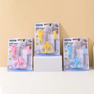 Baby Nail Clipper Care Tools Children’s Manicure Set with Plastic Nail Clipping Supplies for Nail Trimmer Use