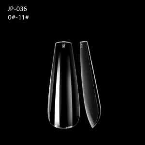Ballet ABS Artificial False Nails for Nail Salon Free DIY Traceless Ballet Full Half Cover No C Design