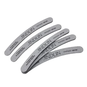 Banana Zebra Nail File for Professional Double Side Nail File High Quality Sandpaper Buffer Nail File