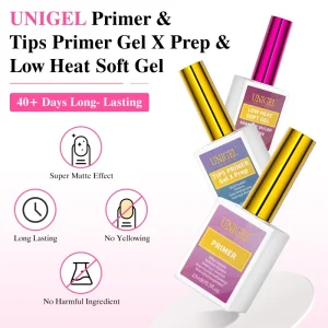 Base Coat Gel UV LED Nail Prep Dehydrator Primer Set Fast Clear Low Heat Soft Gel Salon Use OEM ODM Available