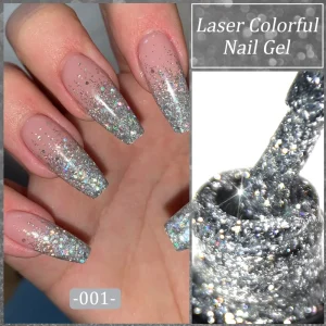 Beauty Nail Supplies Nail Painting UV Gel Private Label Glitter Series 8 Color Color Change Cat Eyes Chameleon Effect Gel Polish