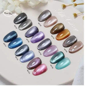 Beauty Nail Supplies UV Gel Magnetic Silk Cat Eye Gel Private Label Soak Off HEMA TPO Free