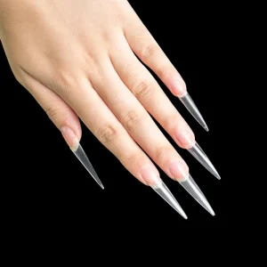 Beauty Product Curved False Nails Transparent Nail Art False Tips