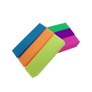 Best Quality Double Sided Sponge Sandpaper Nail File Customized Color Durable Square Shape Salon Use Professional Nail Buffer