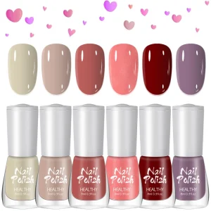 Best Selling 84 Colors Water Based Nail Polish Private Label 8ml No Bake Fast Drying Unscented Nail Polish