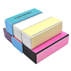 Best Selling Four sided square Polished Nail Files Side Nail Buffer of Korea