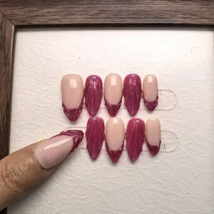 Best selling and Popular Styles in Europe and America Press on Nails Press on Nails the armor Is Worn by Hand Support