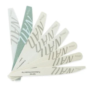 Big Size Nail File 100 120 180 240 Grit Manicure Tool Buffers for Nails Double Sided Emery Board Polishing