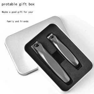 Black Nail Clippers Steel Nail Cutter Manicure Beauty Tool Nail Cutter Pedicure Finger