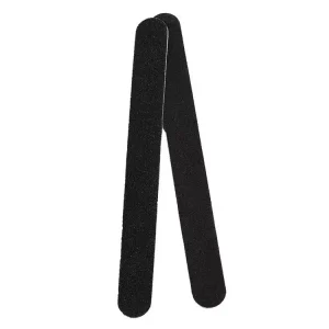 Black Ultra Thin Double Sided Nail File Nail Art Salon Nail Buffer Black Sand Grit Emery Board Grinding Polishing Tool