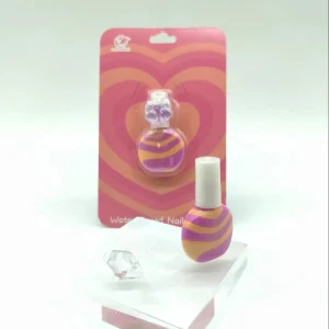 Blister Card Packaged Spiral Vegan Natural Plant Based Ingredients Eco friendly Fast Drying Long Lasting Nail Polish