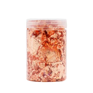 Box Packaging Rose Gold Aluminum Nail Tin Foil Flakes Nail Sticker Platinum Silver Nail Gold Foil