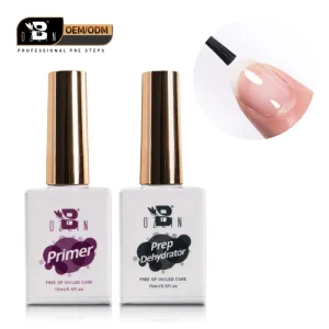 Bozlin Nail Prep Primer and Dehydrator 15Ml Custom Logo Free Design Nail Primer and Dehydrator