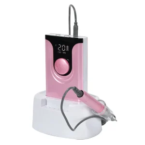 Brushless Stainless Steel Nail Drill Machine 40000RPM 85W USB Rechargeable Portable Manicure Tool