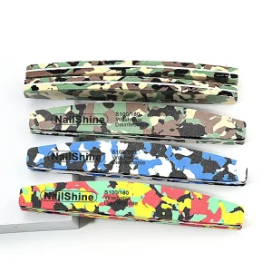 Buffer Customize logo Nail Buffers and Files Half Moon Nail Filer buff 100# 180# 240# 100 180
