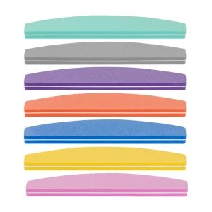 Bulk Double Sided Emery Nail Files 80 100 150 180 240 Grit Custom Logo & Color